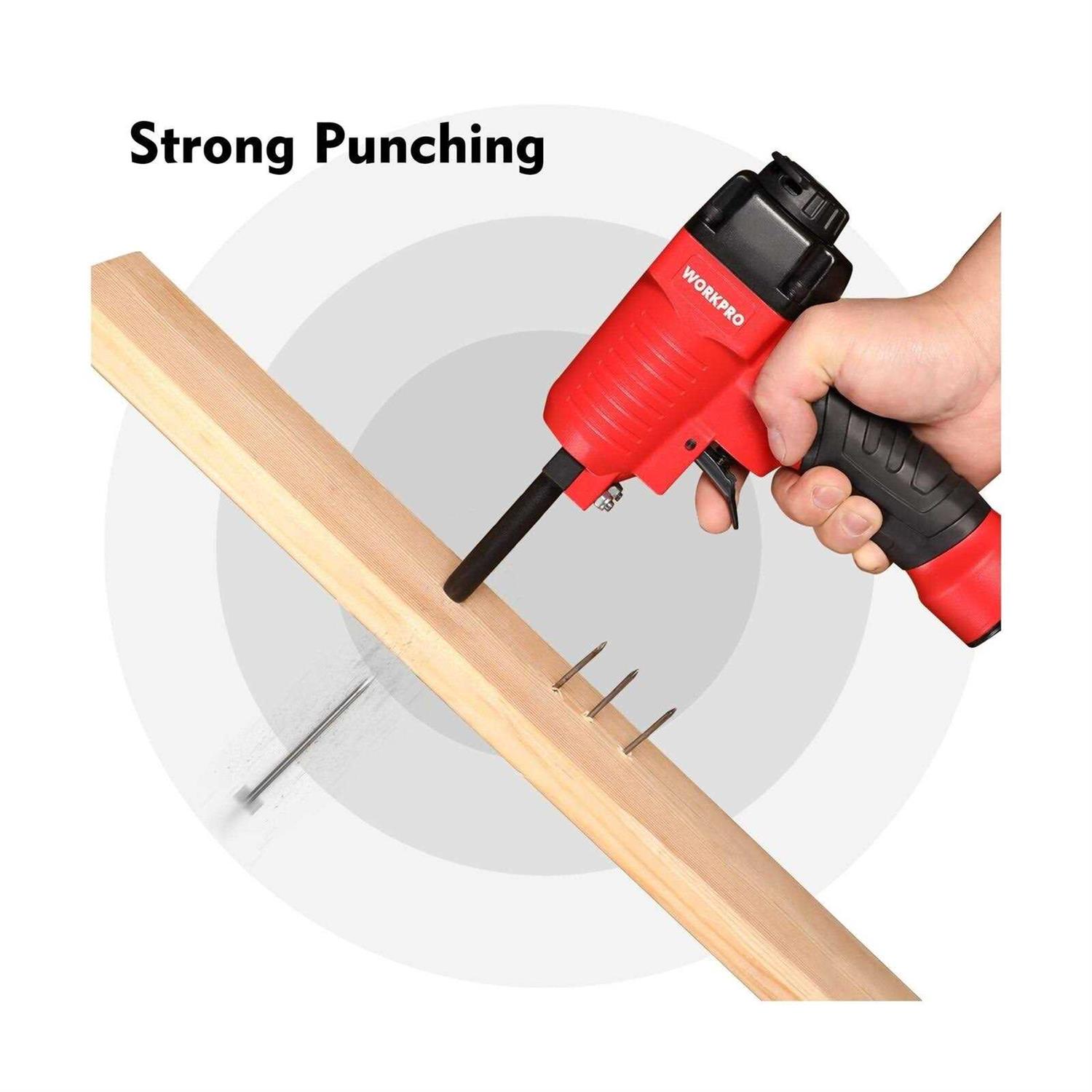 Workpro Pneumatic Nail Remover Professional Heavy Duty Punch Nailer/Nail Puller/Nail Remover for Wood Workpieces - Cheap Fitting