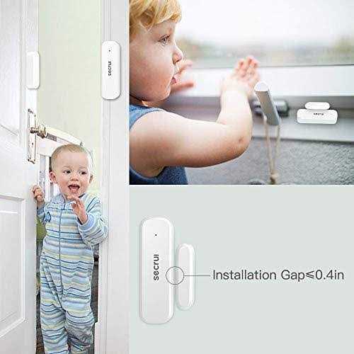 SECRUI Door Chime Door Sensor Chime with Adjustable Volume Easy Installation - Cheap Fitting
