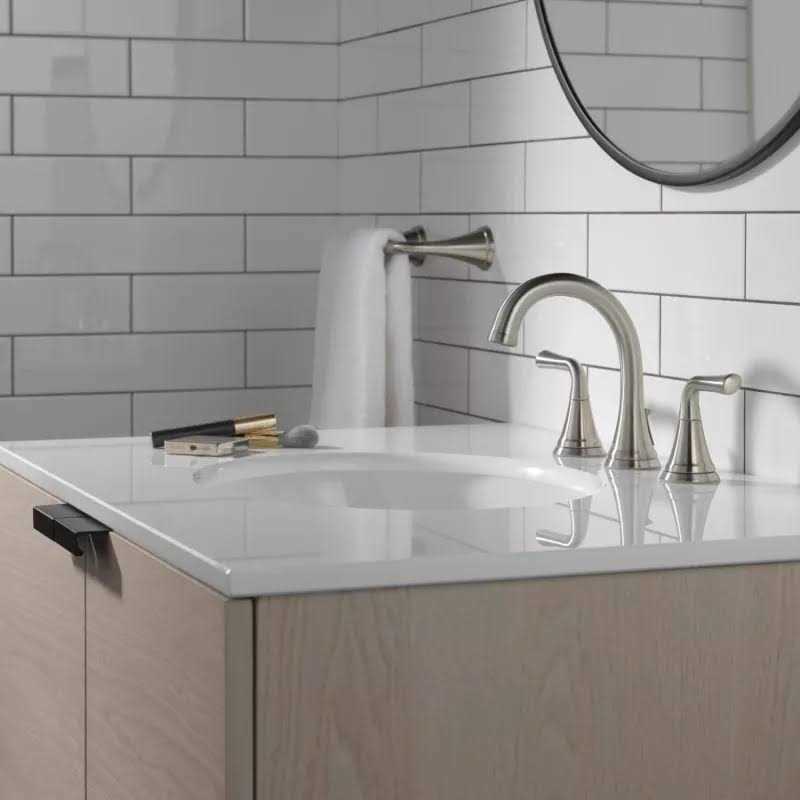 Delta Kayra Two Handle Widespread Bathroom Faucet - Cheap Fitting