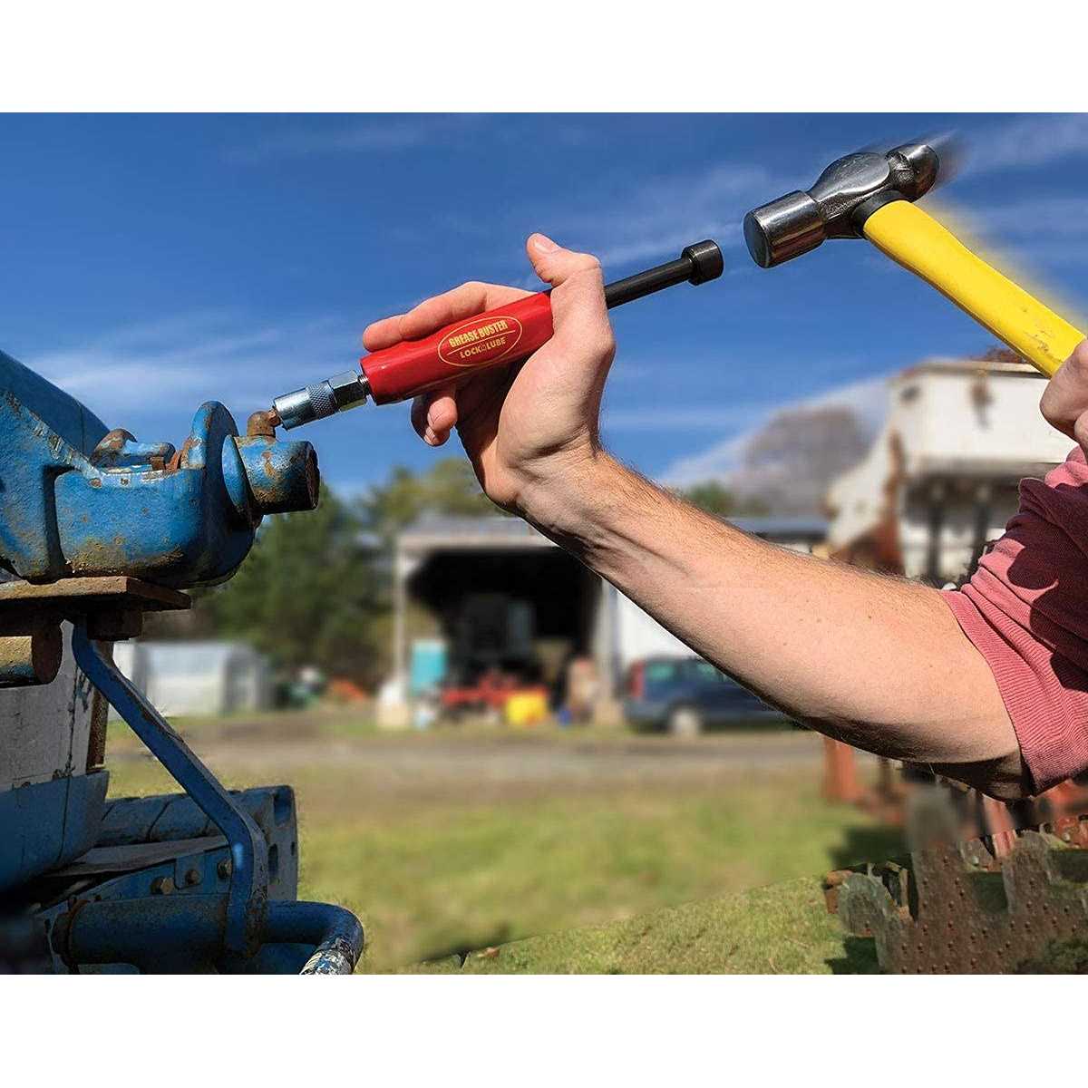 Grease Buster Tools The Original Grease Buster . Made in The USA! Cleans and flushes out old dried Grease from fittings, pins, shafts, bushings, and joints. Uses - Cheap Fitting