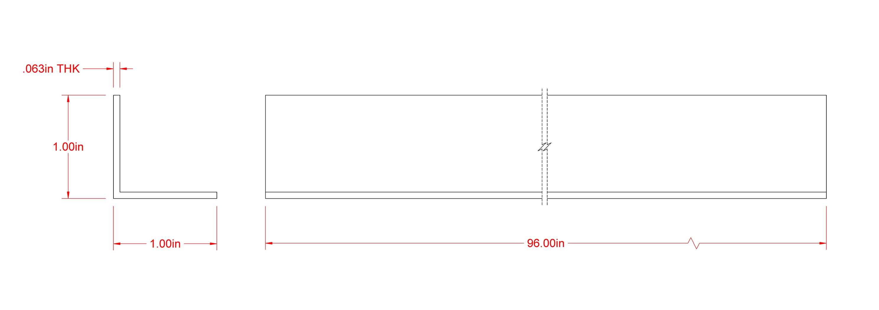 SteelWorks Aluminum Angle - Cheap Fitting