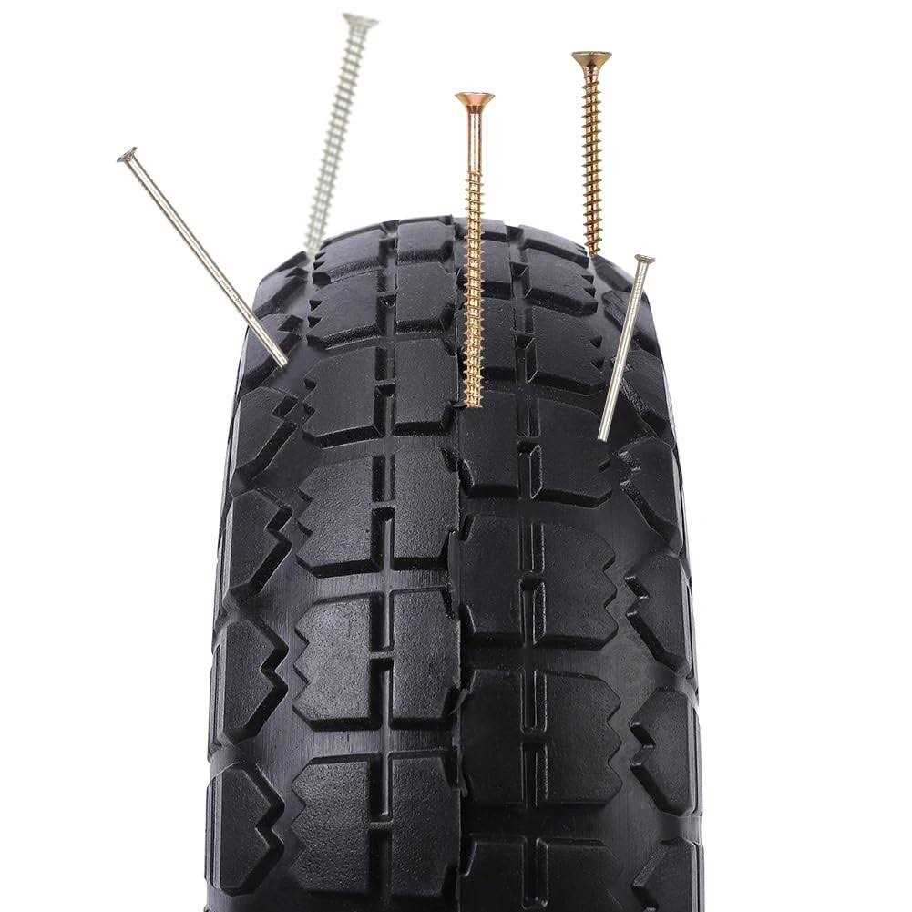 10-Inch Solid Rubber Tire Wheels Replacement 4.10/3.50-4 Tires and Wheels Flat Free Tire for Hand Truck - Cheap Fitting