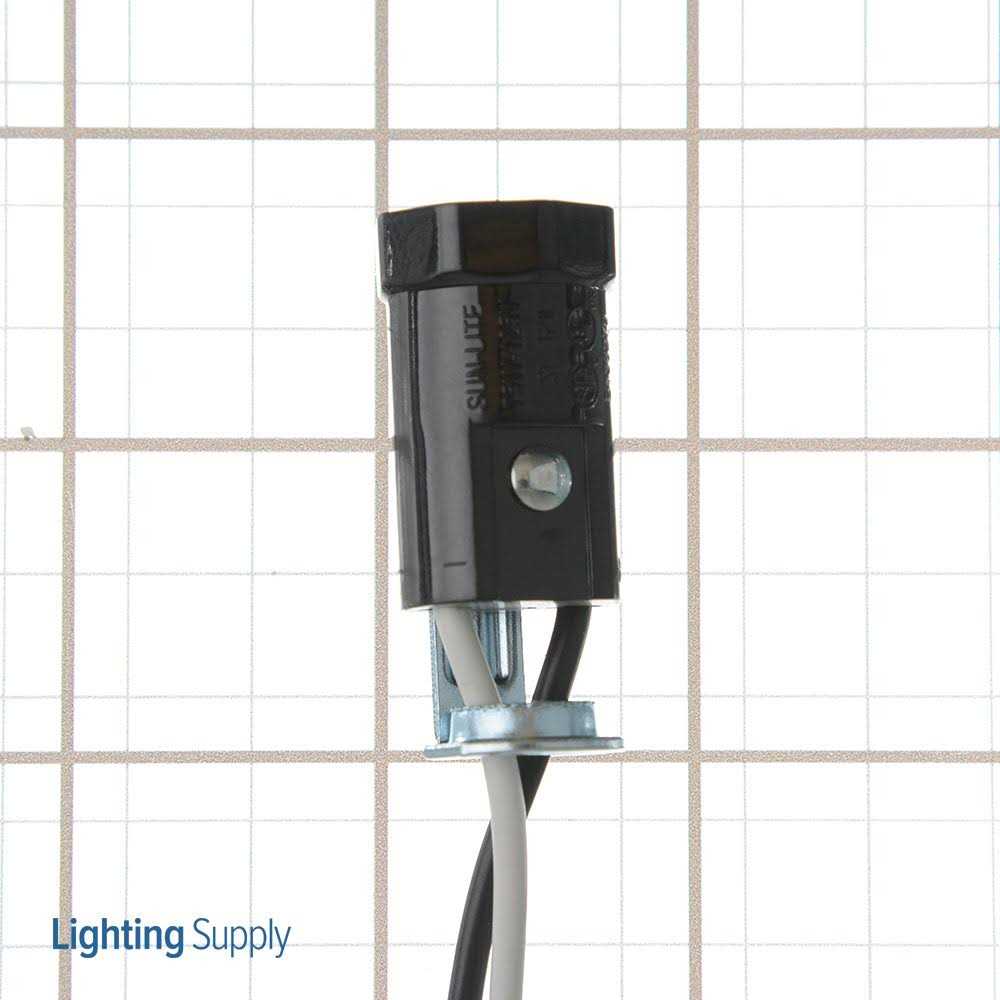 Satco 80-1146 Phenolic Candelabra Sockets with Leads - Cheap Fitting