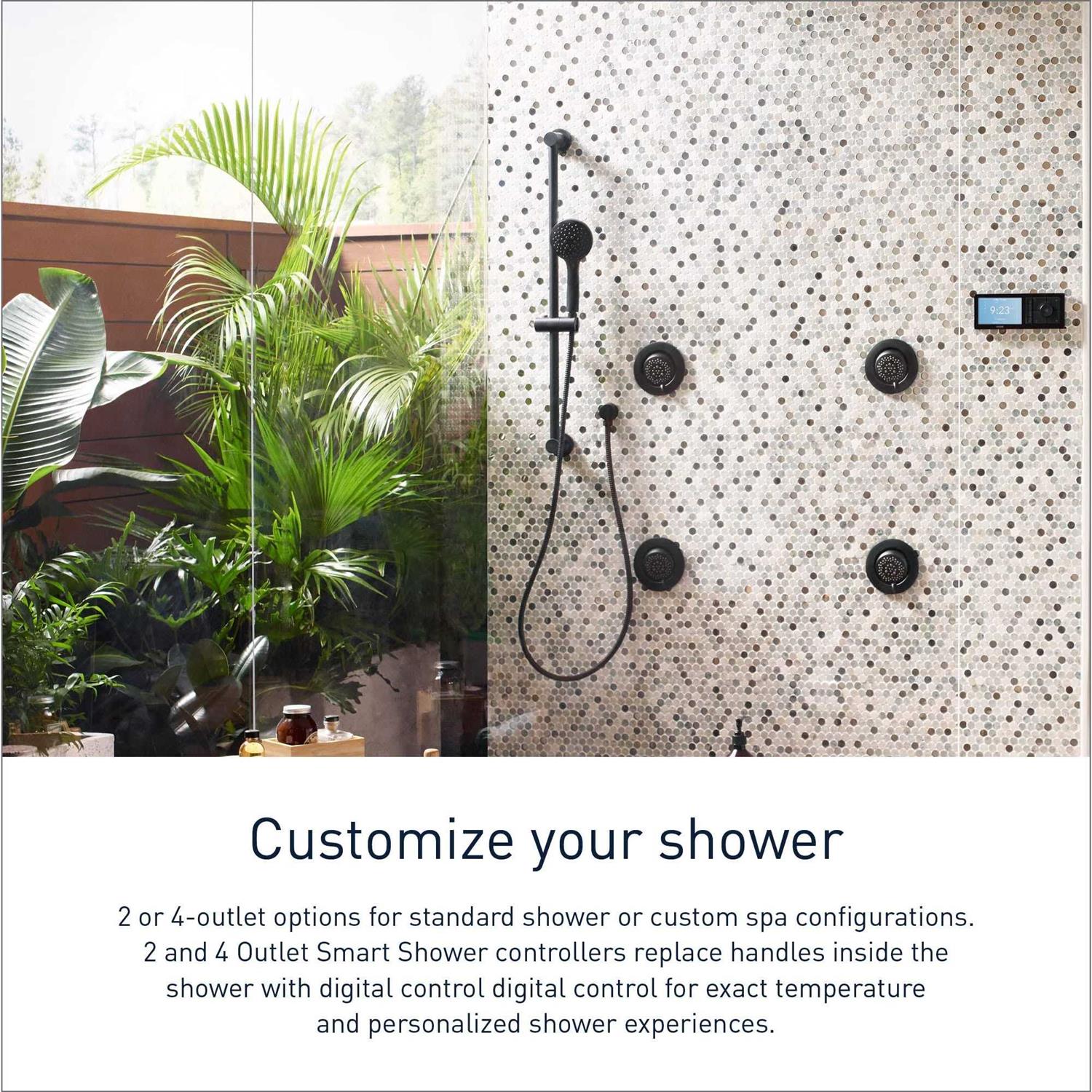 Moen Smart Shower 4-Outlet Digital Shower Controller TS3304TB - Cheap Fitting