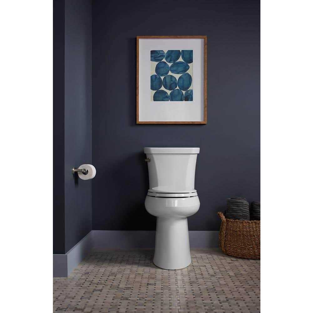 KOHLER Highline Tall Two-piece Elongated 1.28 GPF Tall Height Toilet - Cheap Fitting