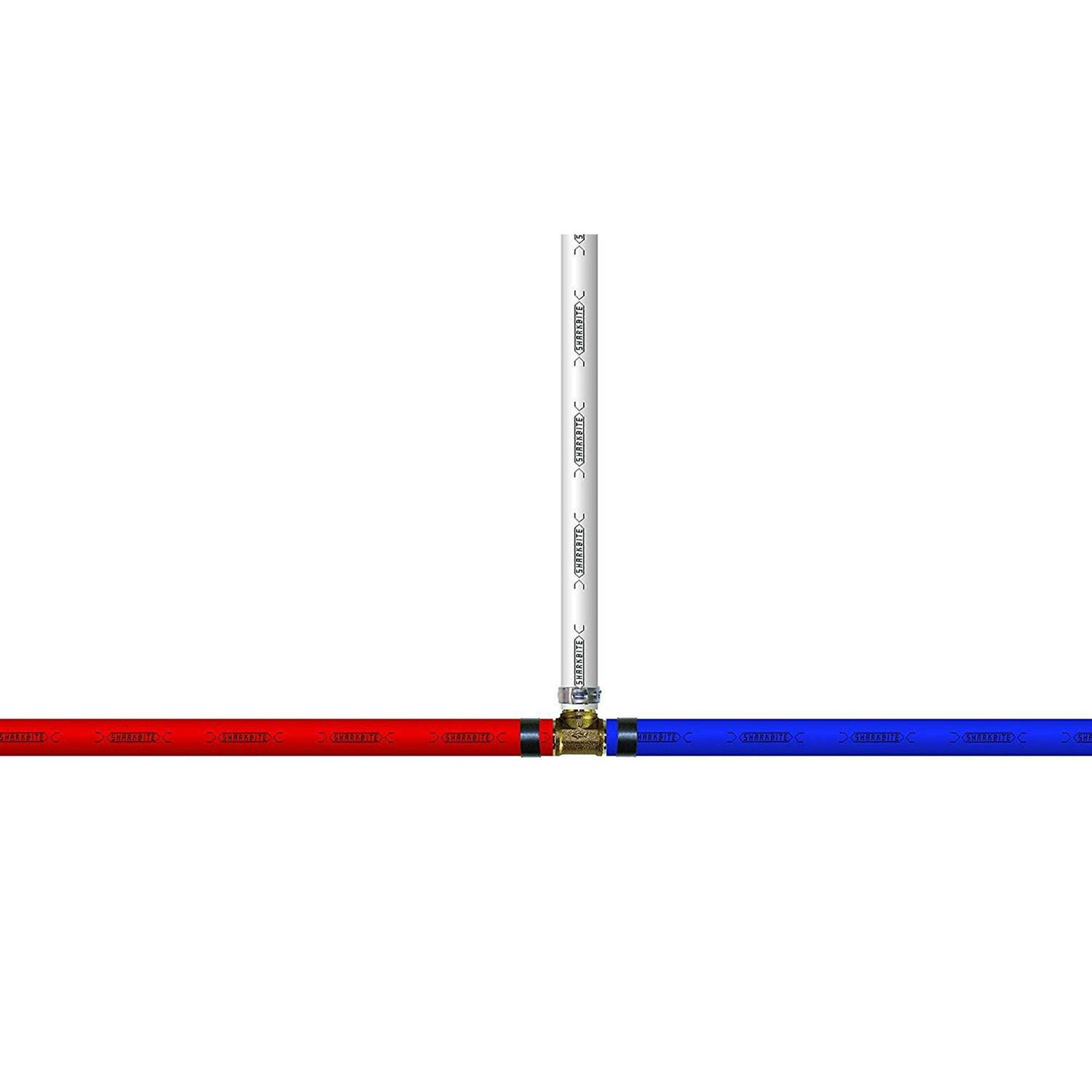 SharkBite U855W50 3/8 in. x 50 ft. Coil White Pex Pipe - Cheap Fitting