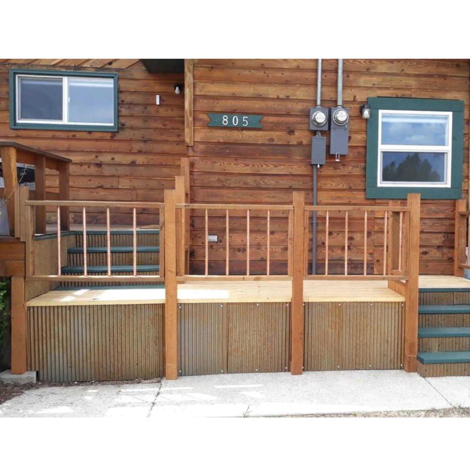 Dakota Tin 24W x 36H Colorado Corrugated Metal Wainscoting Panel - Cheap Fitting