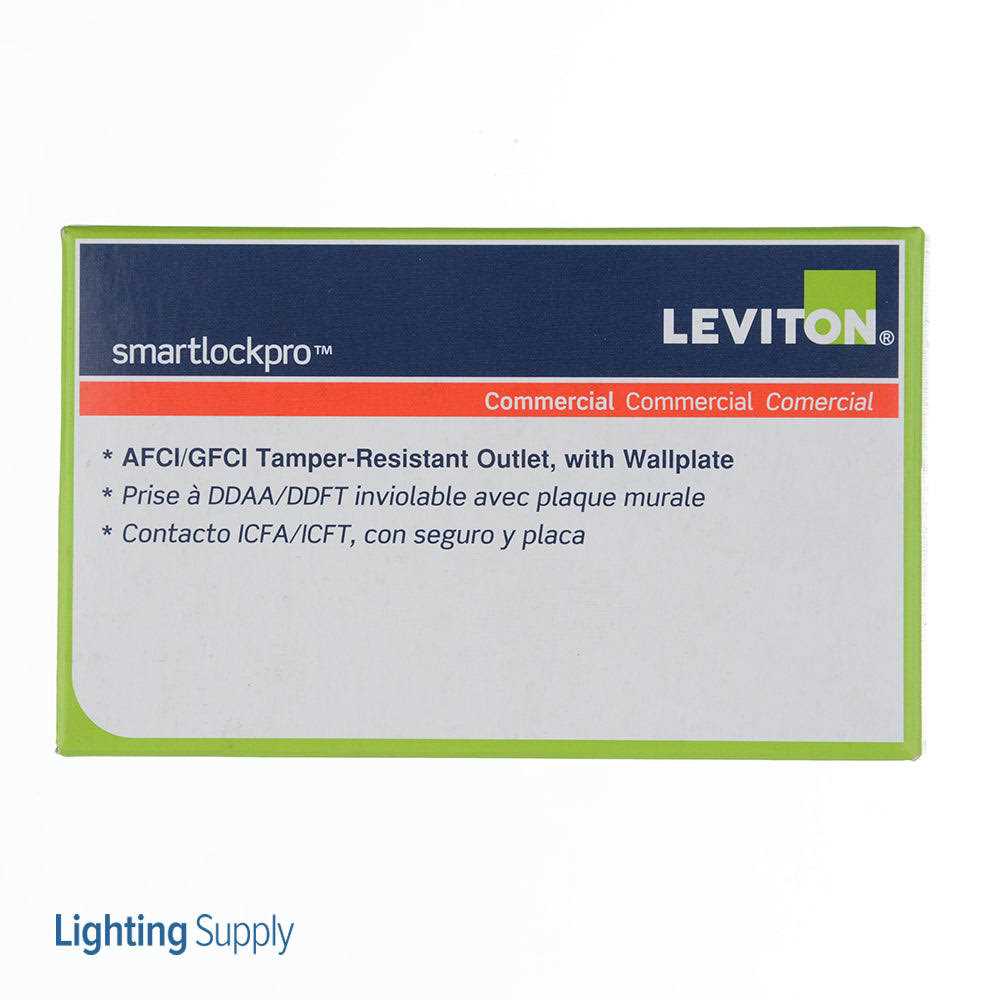 Leviton AGTR1-W SmartlockPro Dual Function AFCI/GFCI Receptacle - Cheap Fitting