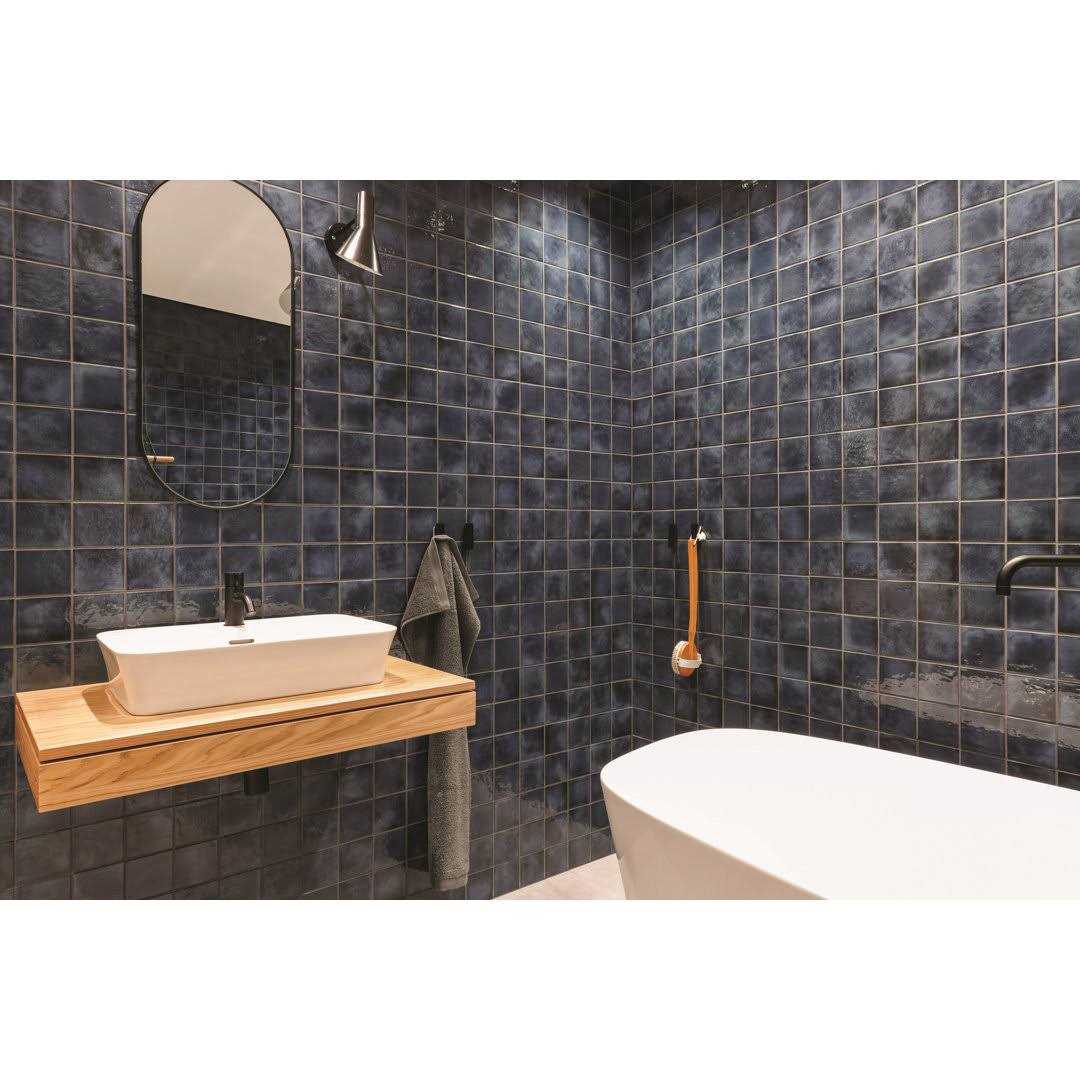 Glazed Porcelain Mosaic Tile Kasba Zellige Look 4 Square The Mosaic Factory - Cheap Fitting