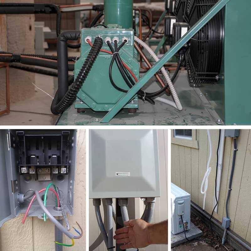 Wocloer 1/2 inch 100Ft Liquid-Tight Conduit Kit, Flexible Non Metallic Electrical Conduit, with 6 Straight and 5 Angle Fittings Included Dia - Cheap Fitting