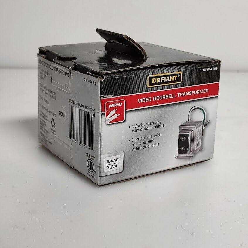 Defiant Wired 16VAC/30VA Doorbell Transformer - Cheap Fitting
