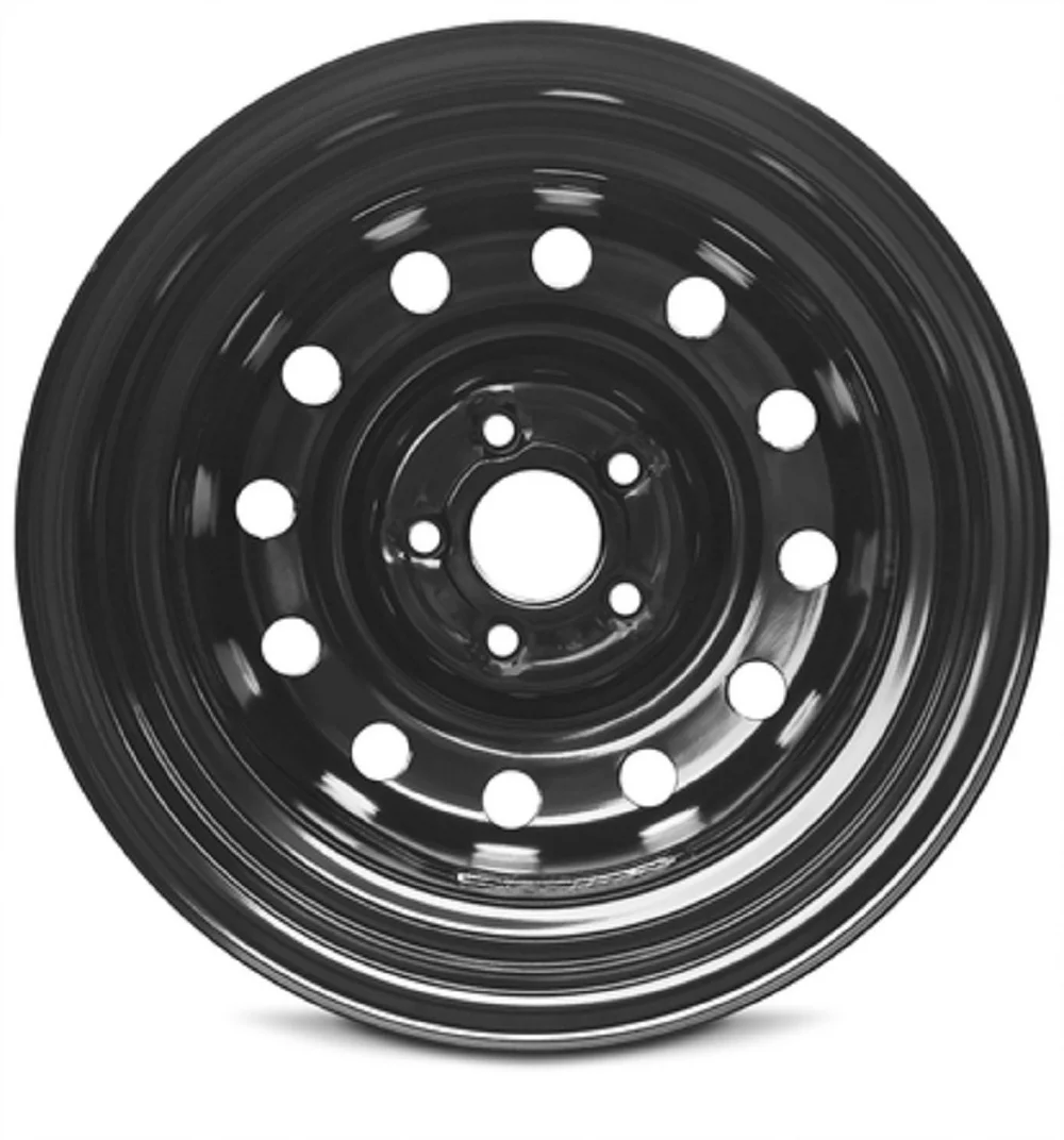 Wheel Rim for 2015-2018 Chevrolet City Express 15 in Black Steel Rim Direct Fit - Cheap Fitting