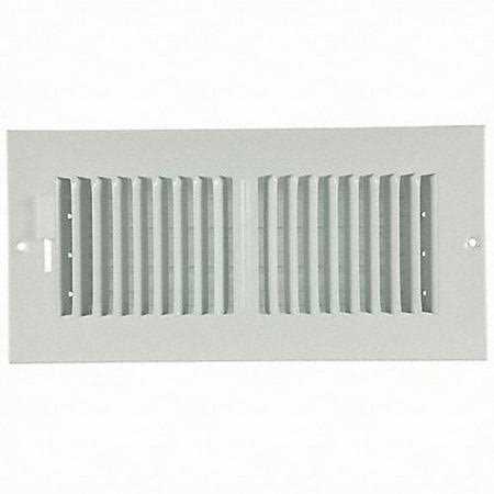 Zoro Select Sidewall/Ceiling Register 4 X 10 4JRN9 - Cheap Fitting