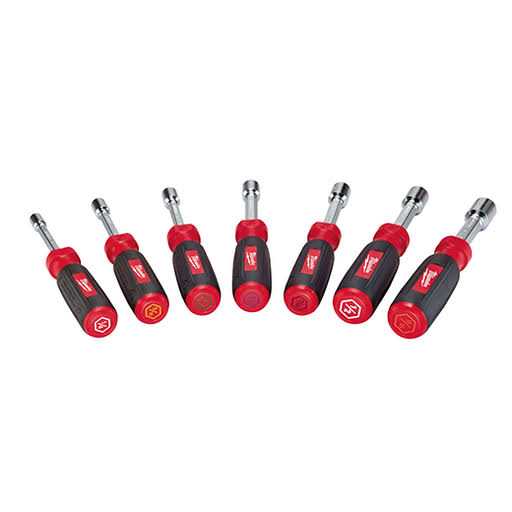 Milwaukee 48-22-2407 7 pc Hollow Shaft SAE Nut Driver Set - Cheap Fitting