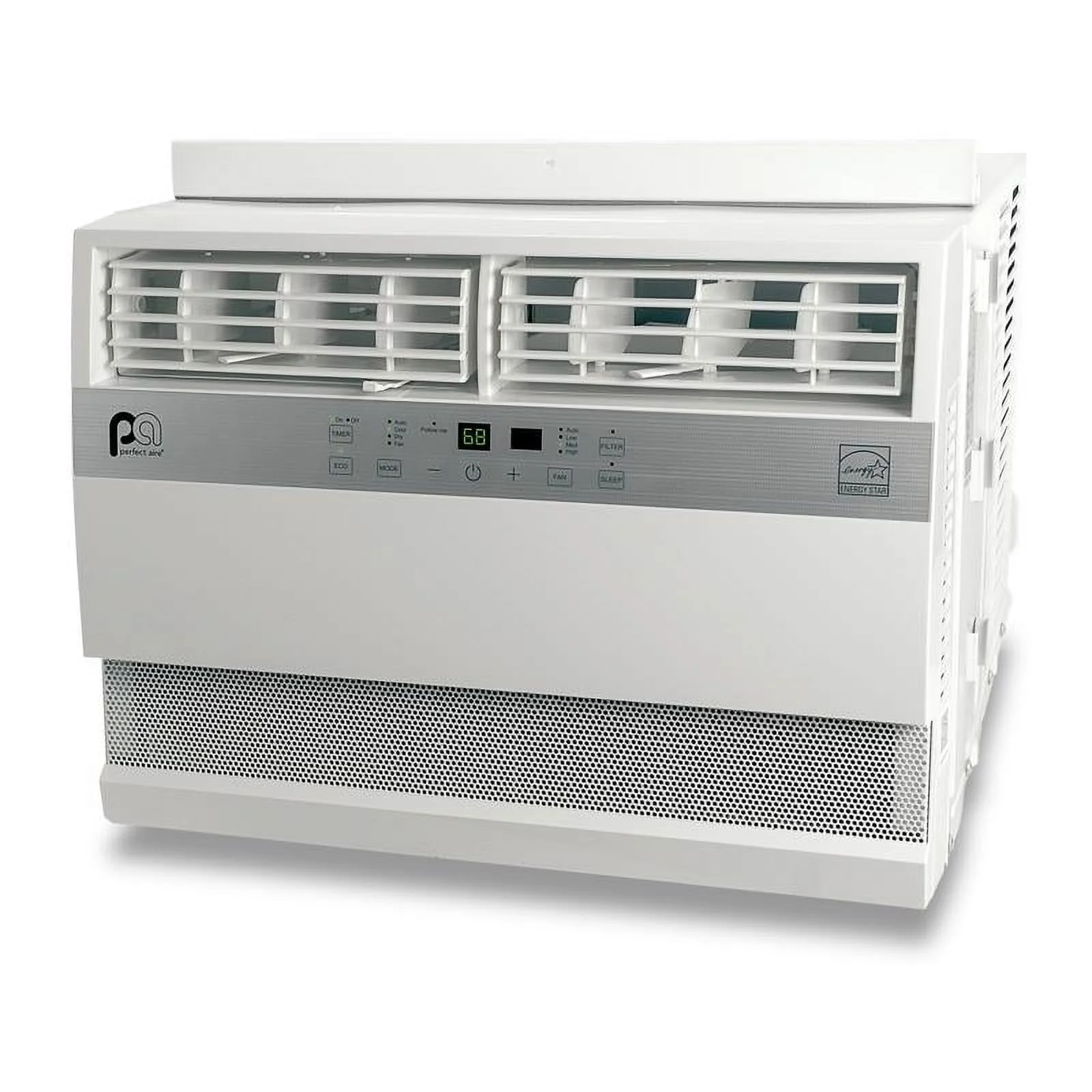 Perfect Aire 4013866 10000 BTU Wi-Fi Window Air Conditioner with Remote, White - Cheap Fitting