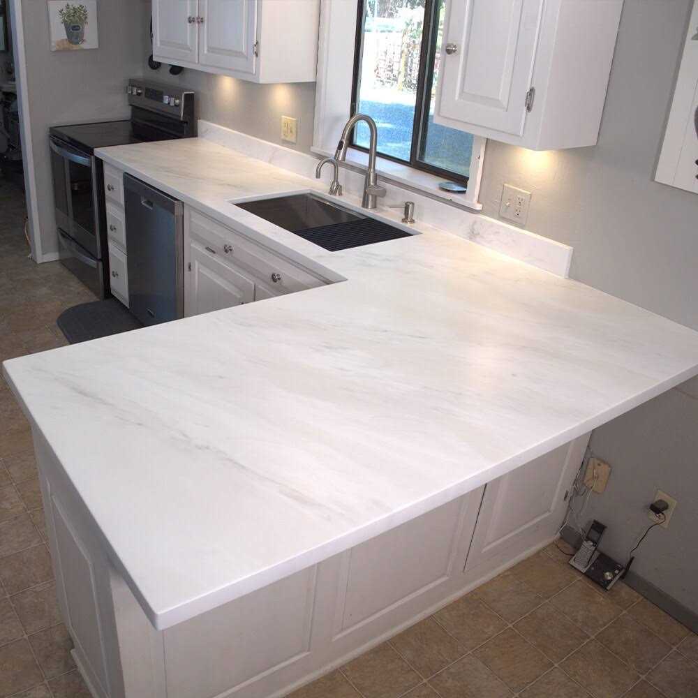 Stone Coat Countertops Carrara Marble Finish Countertop Kit SCTC - Cheap Fitting