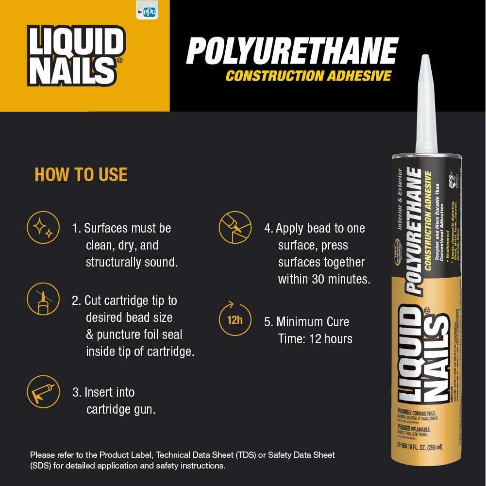 Liquid Nails Polyurethane Construction Adhesive - Cheap Fitting