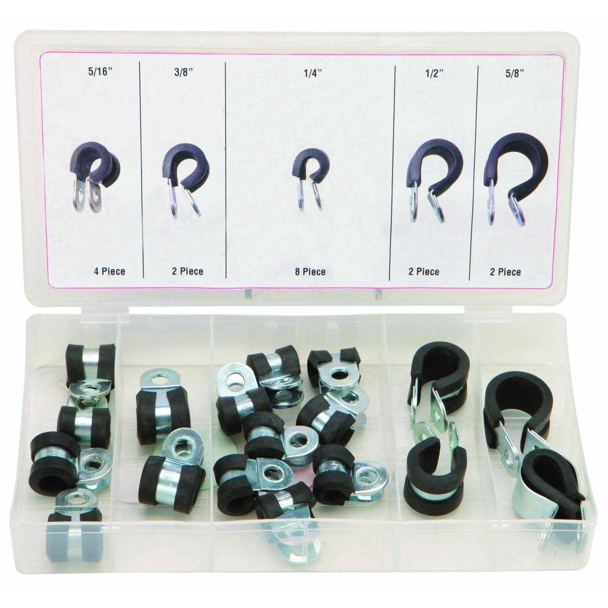 Storehouse Rubber Insulated Clamp Assortment - Cheap Fitting