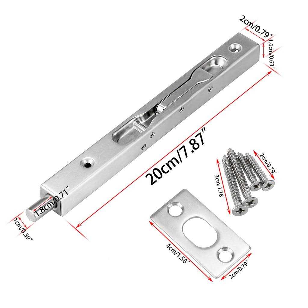 Sumnacon 6 Inch Door Bolts Concealed Security French Door Locks - Cheap Fitting