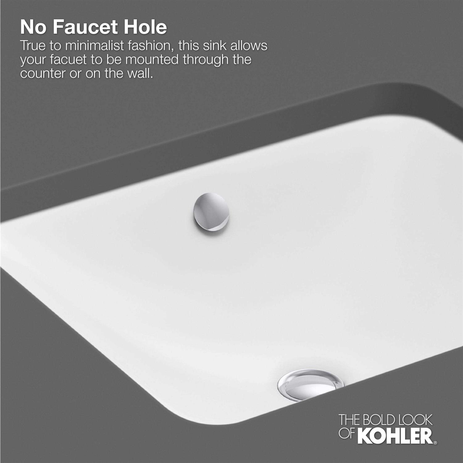 KOHLER Memoirs Undermount Bathroom Sink - Cheap Fitting
