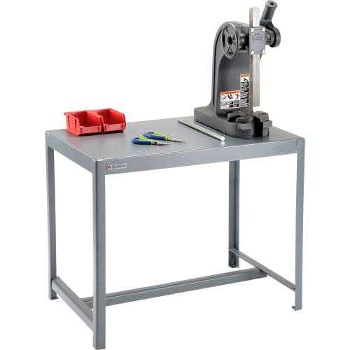 Global Industrial Standard Machine Table 14 Gauge Welded Top - Cheap Fitting