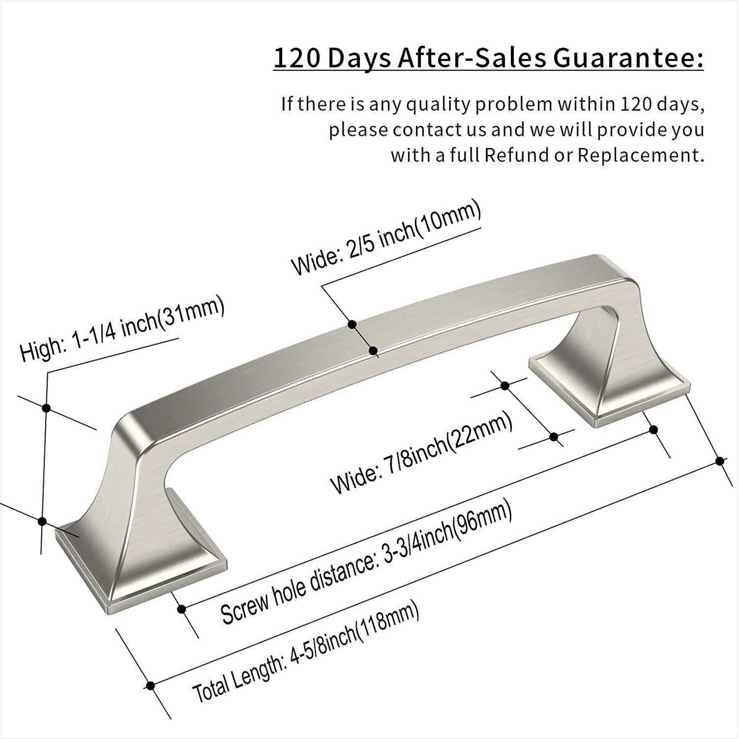 Amerdeco 10 Pack Hole Centers Kitchen Cabinet Pulls Hardware Kitchen Handles for Cabinets Cupboard Handles Drawer - Cheap Fitting