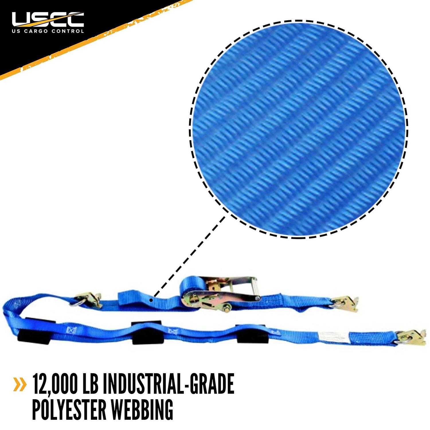 US Cargo Control Wnr5111Efrrb-Nsblu-4Pk Wheel Strap with Etrack Fittin - Cheap Fitting