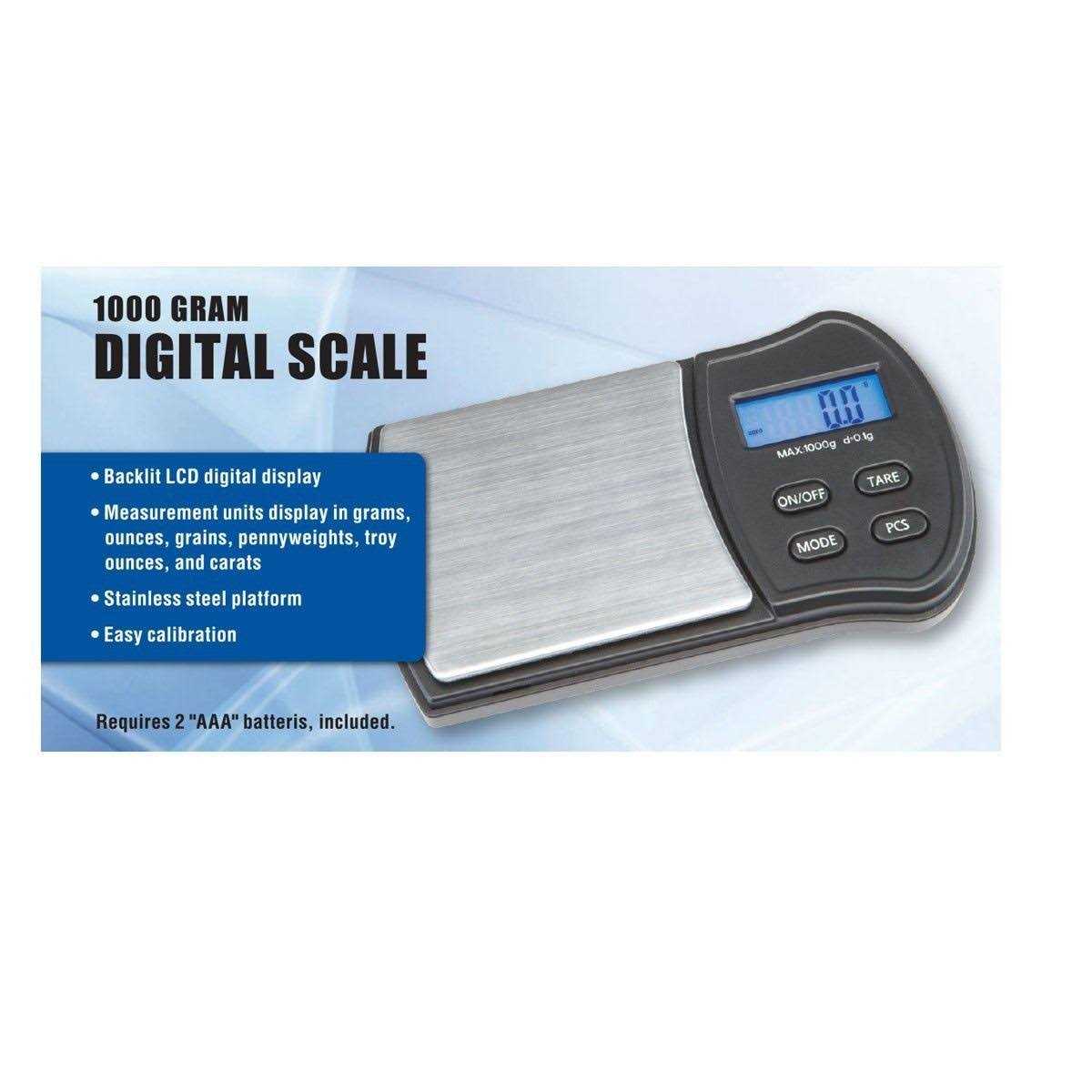 Cen-Tech 1000 gram Digital Scale - Cheap Fitting