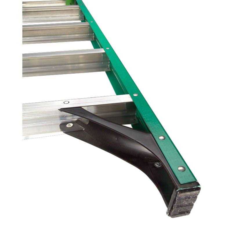 Werner 8 ft. Fiberglass Step Ladder 225 lb. Load Capacity Type II Duty Rating FS208 - Cheap Fitting