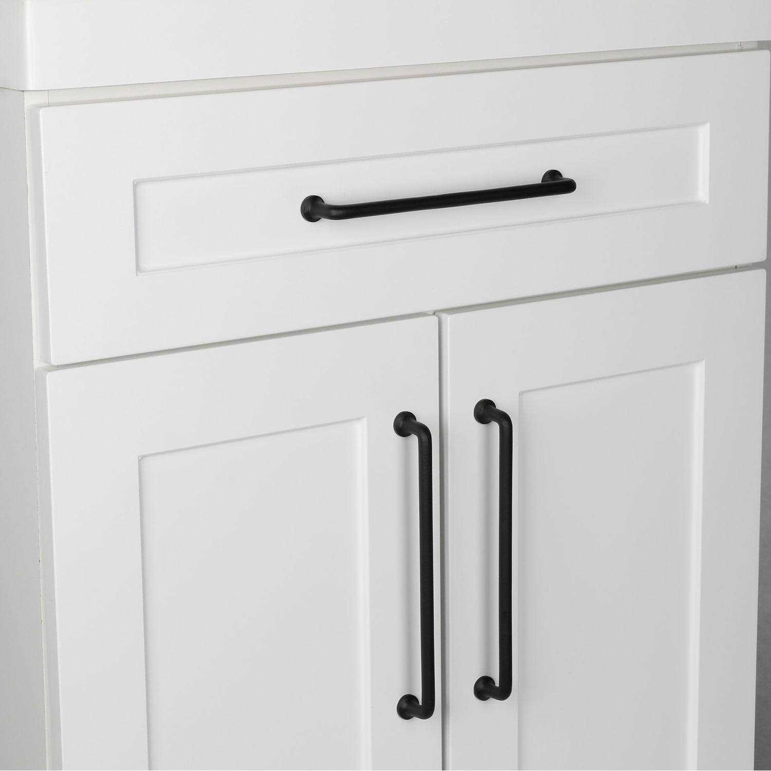 Ageless Iron Barn Round Corner Cabinet Pull - Cheap Fitting