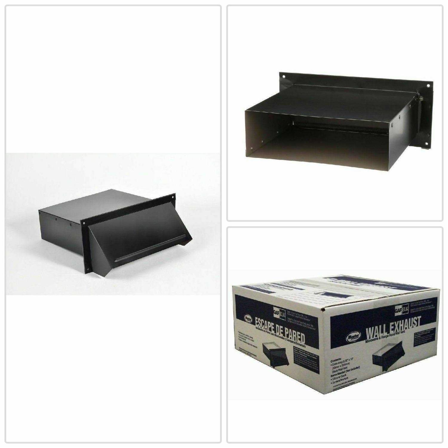 Master Flow 3-1/4 in. x 10 in. Rectangular Appliance Wall Vent - Cheap Fitting