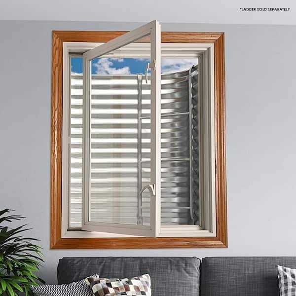 SHAPE PRODUCTS 36 in. D x H Galvanized Steel Egress Window Well - Cheap Fitting