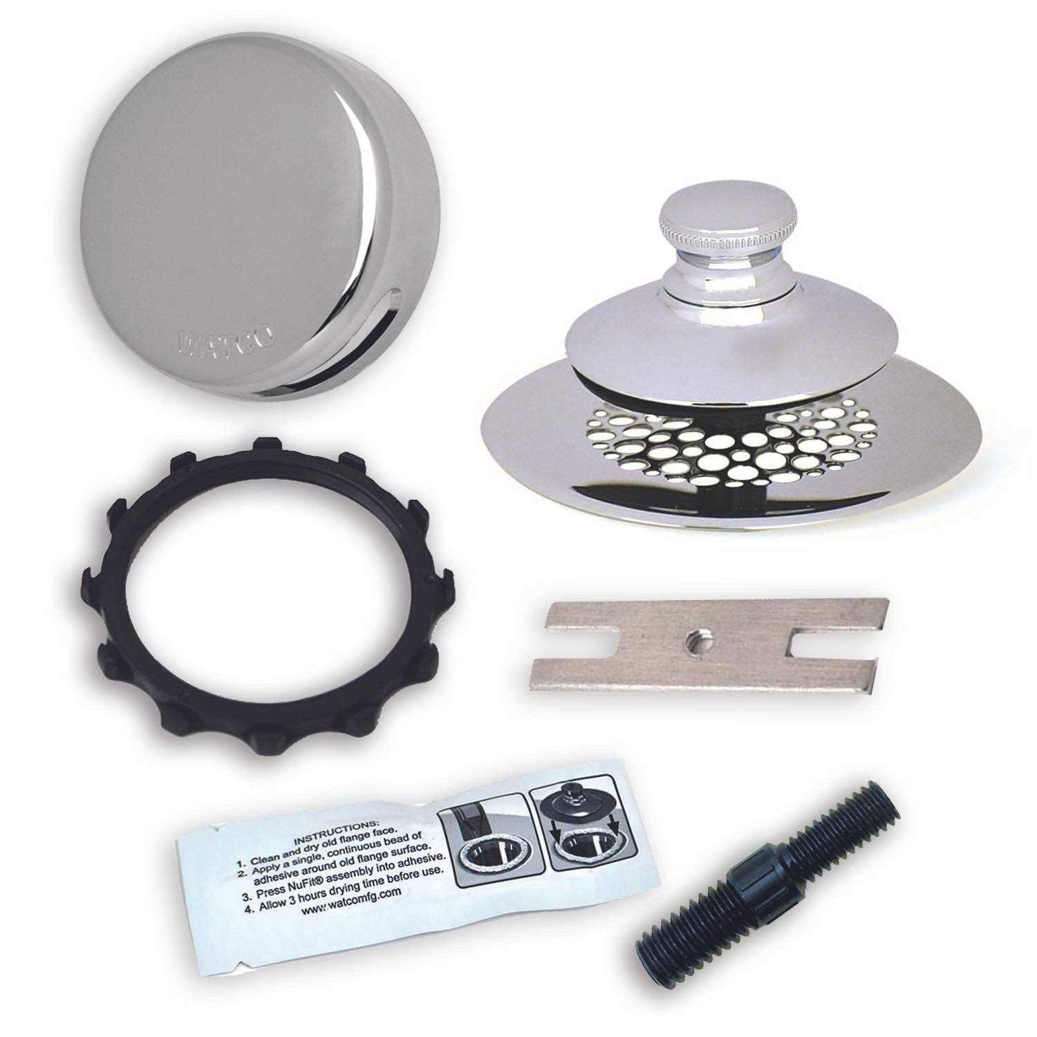 Watco SimpliQuick Tub Fix Bathtub Stopper - Cheap Fitting