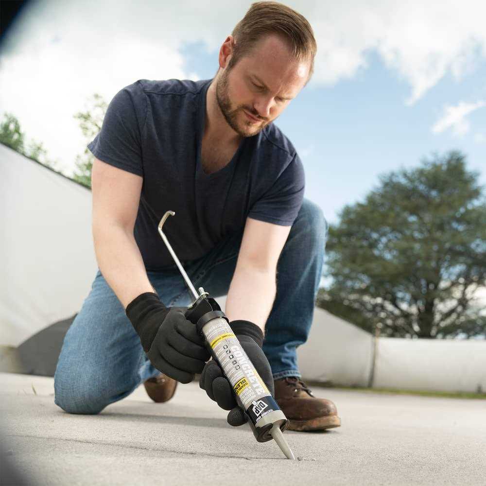 DAP 10.1 oz Gray Premium Textured Concrete Sealant - Cheap Fitting