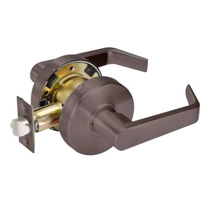 Yale AU4601LN x 605 Lever Lockset,Mechanical,Passage,Grade 2 - Cheap Fitting