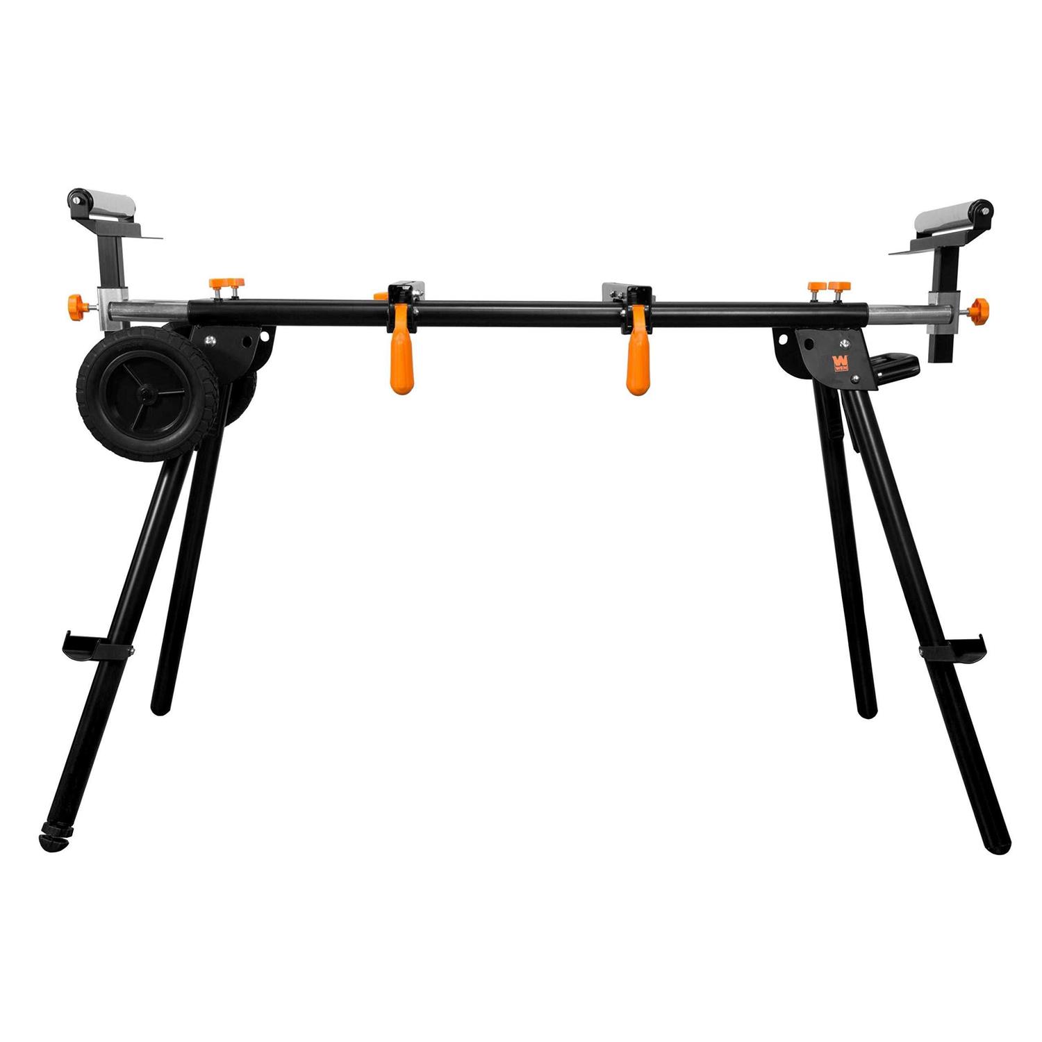 WEN Collapsible Rolling Miter Saw Stand with 3 Onboard Outlets - Cheap Fitting
