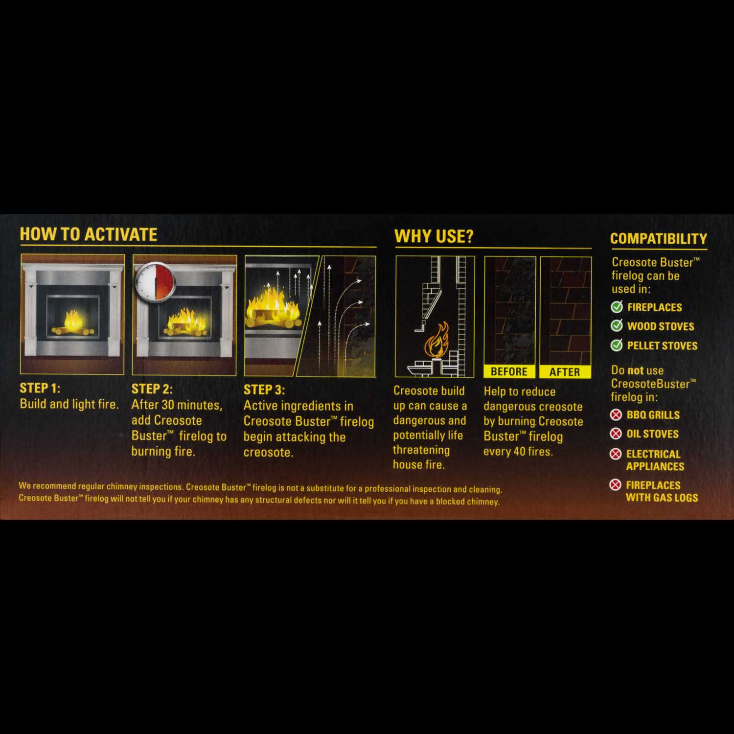 Pine Mountain Creosote Buster Firelog - Cheap Fitting