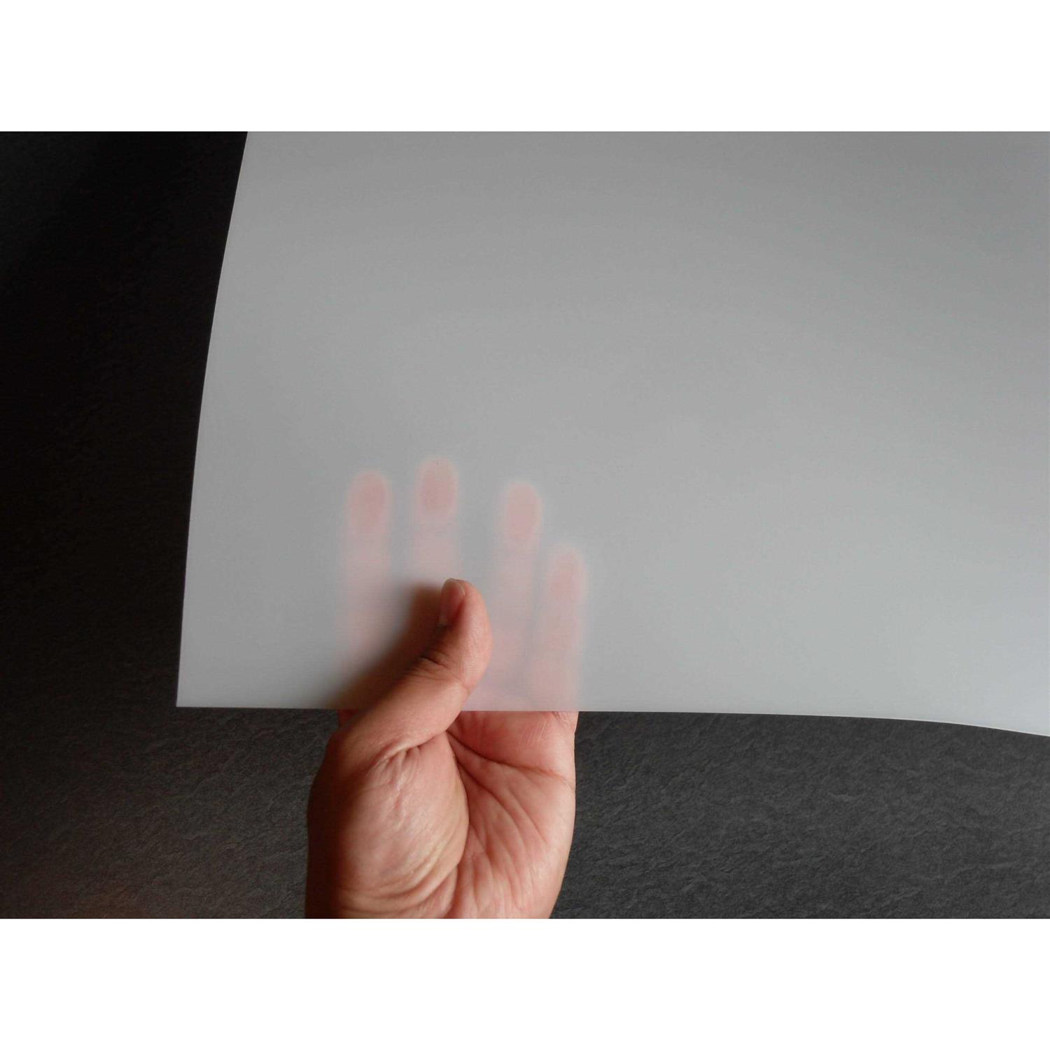 1 Flexible Translucent PE Plastic Sheet 48x24x1/30 DIY Stencil Pattern - Cheap Fitting