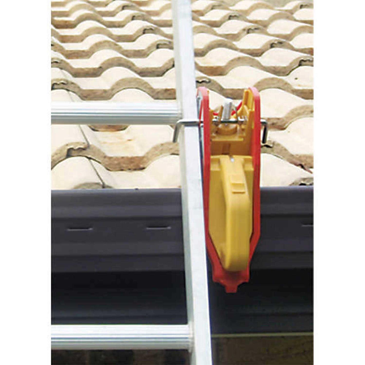 Lock Jaw Ladder Grip Ladder Stabilizer Fits on Gutters in Seconds - Cheap Fitting
