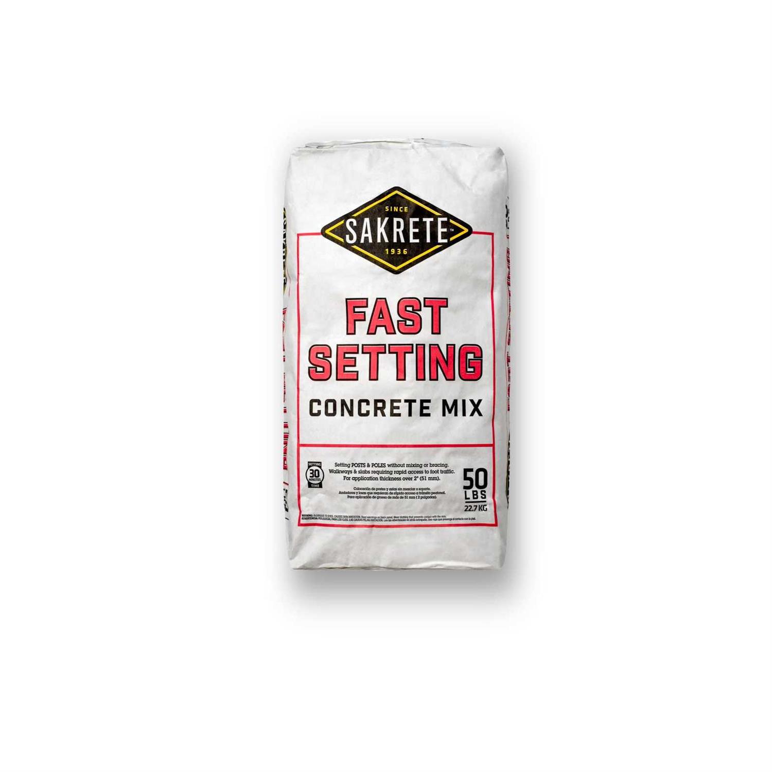 Sakrete Fast Setting Concrete Mix - Cheap Fitting