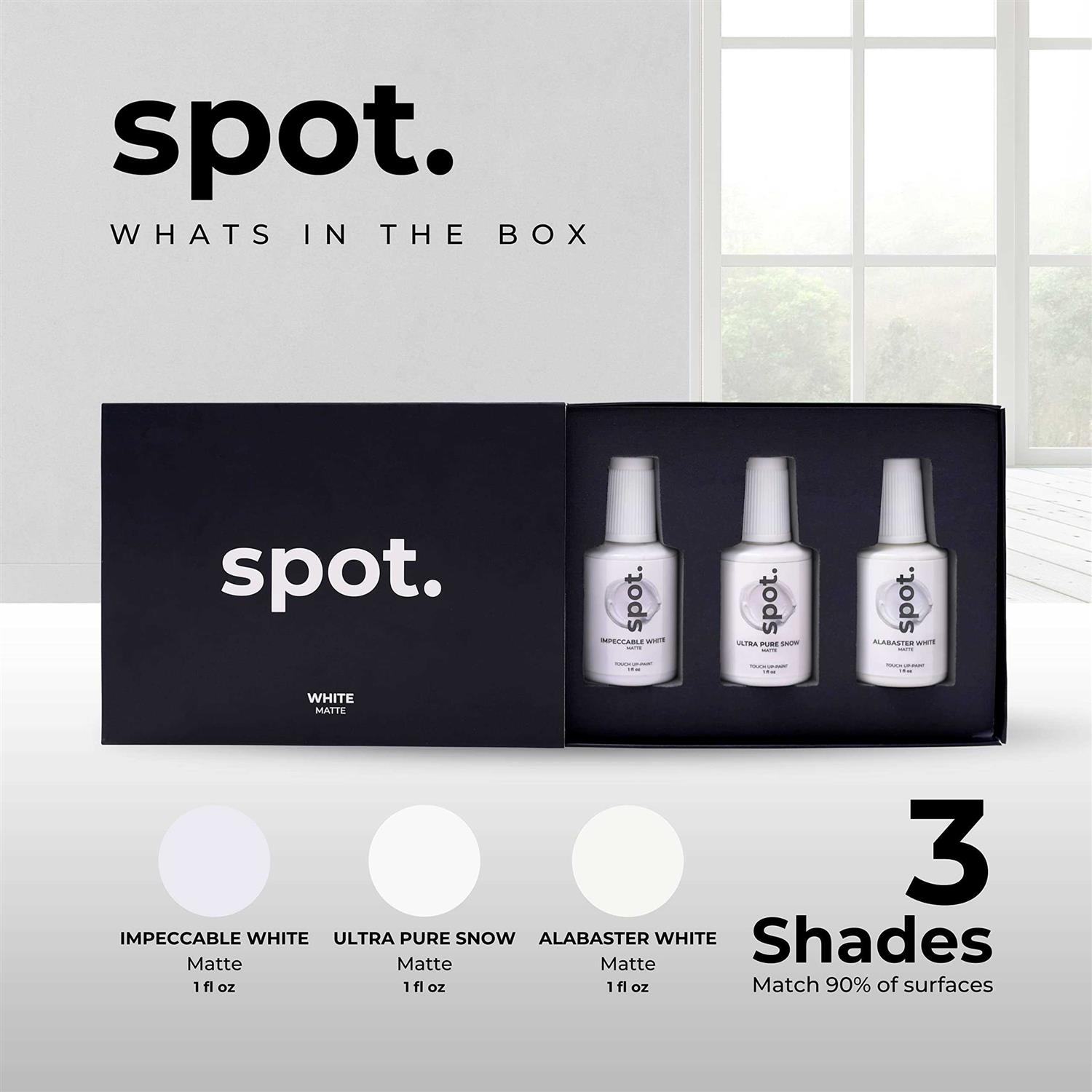 spot. Touch Up-Paint, Matte Finish, for Cabinets, Walls, Windows, Doors, and Furniture - Cheap Fitting
