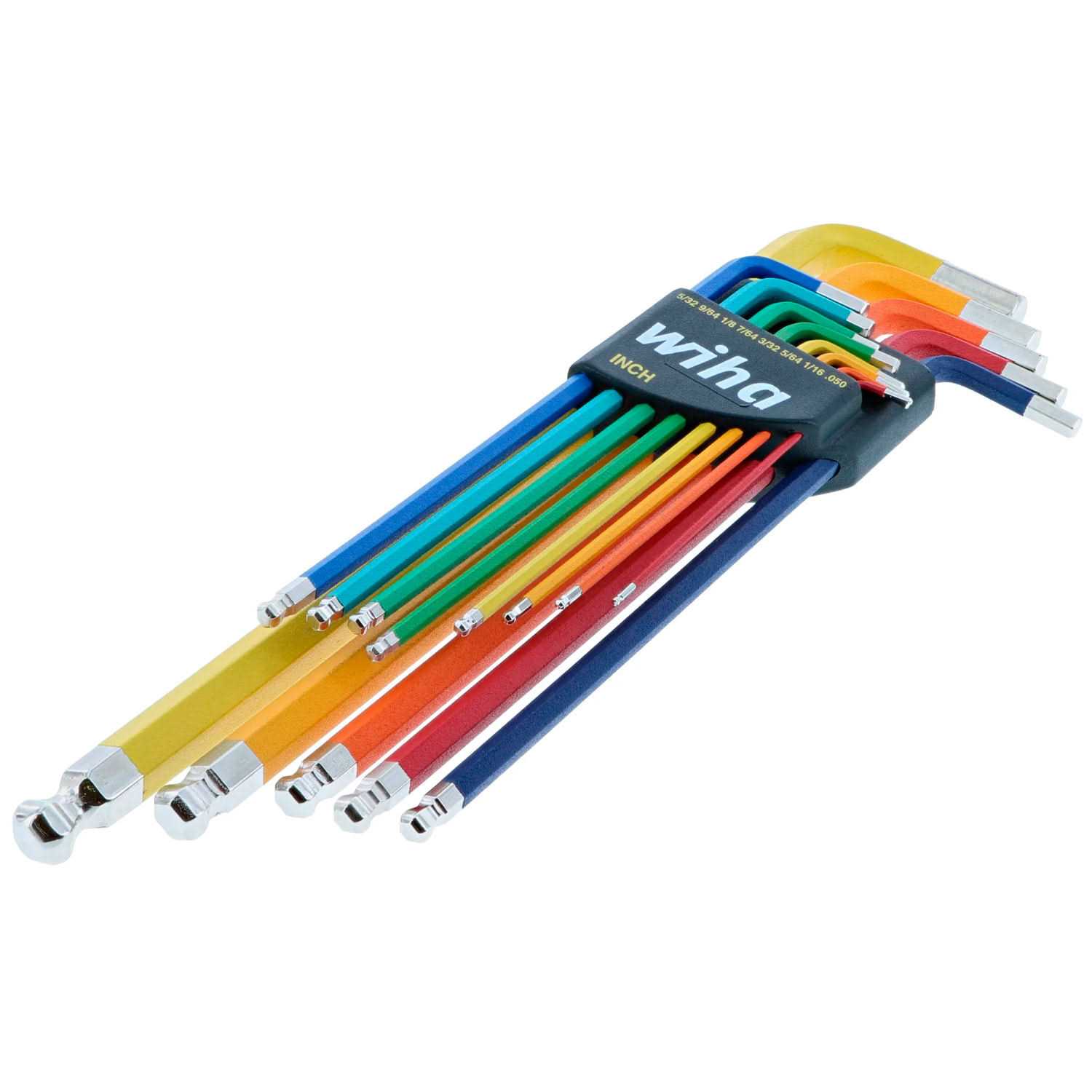 Wiha 13 Piece Ball End Color Coded Hex L-Key Set - Cheap Fitting
