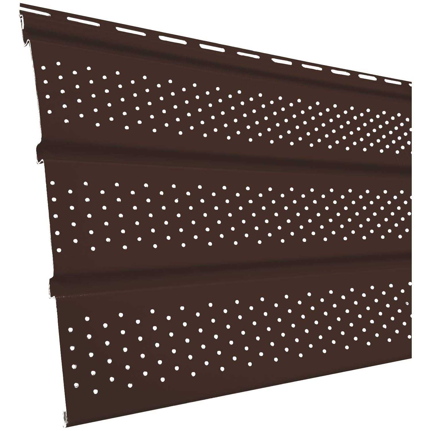 Polaris 12 Inch Smooth Vented Vinyl Soffit - Cheap Fitting