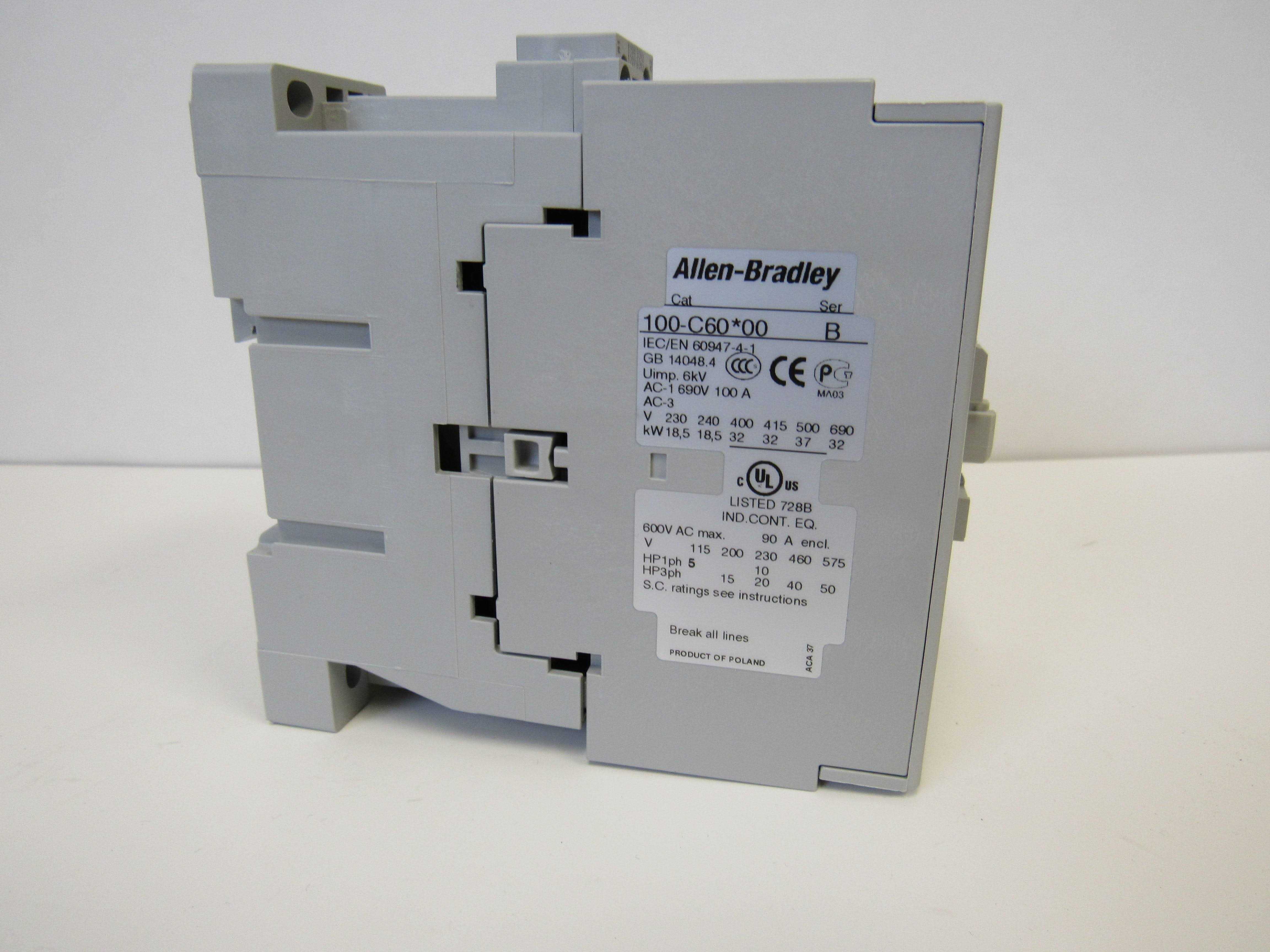 Allen Bradley 100-C60D10 Contactor - Cheap Fitting