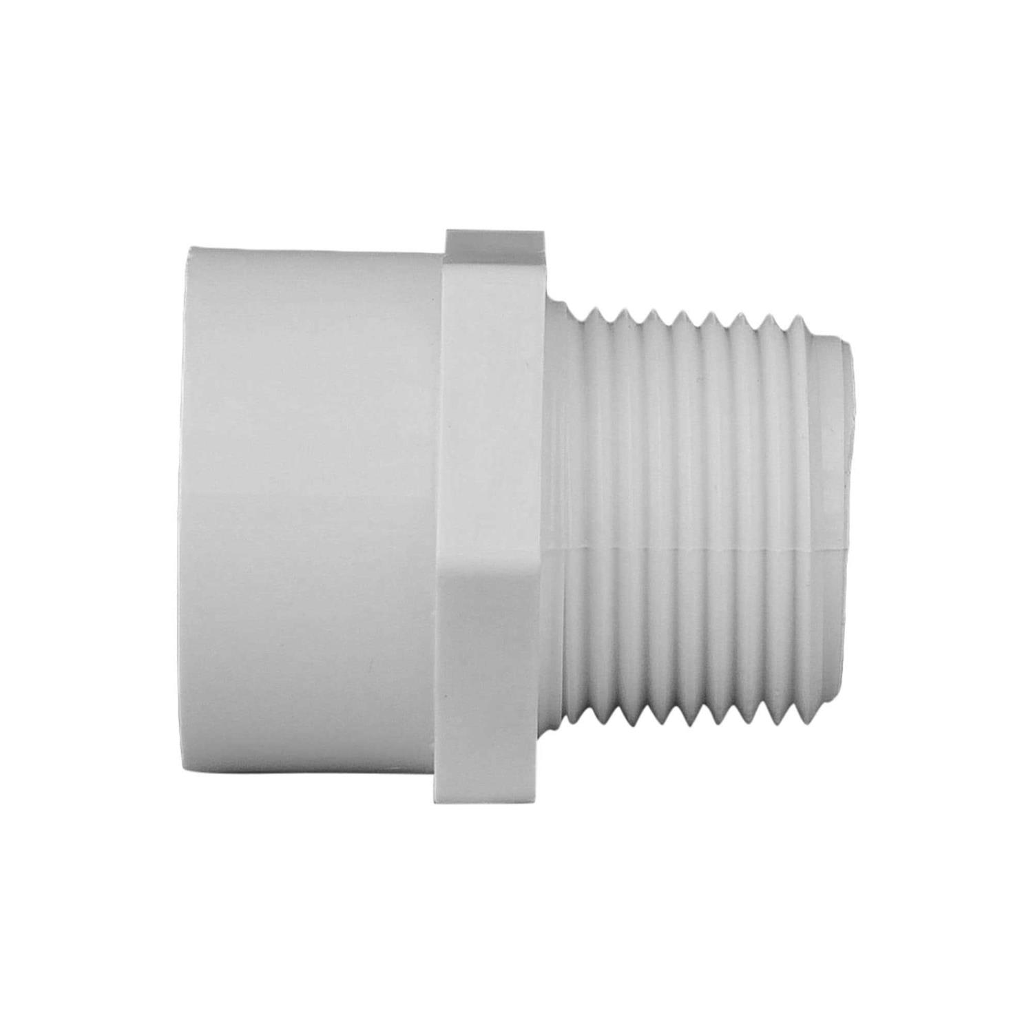 Charlotte Pipe 1-1/2-in Schedule 40 PVC Male Adapter - Cheap Fitting