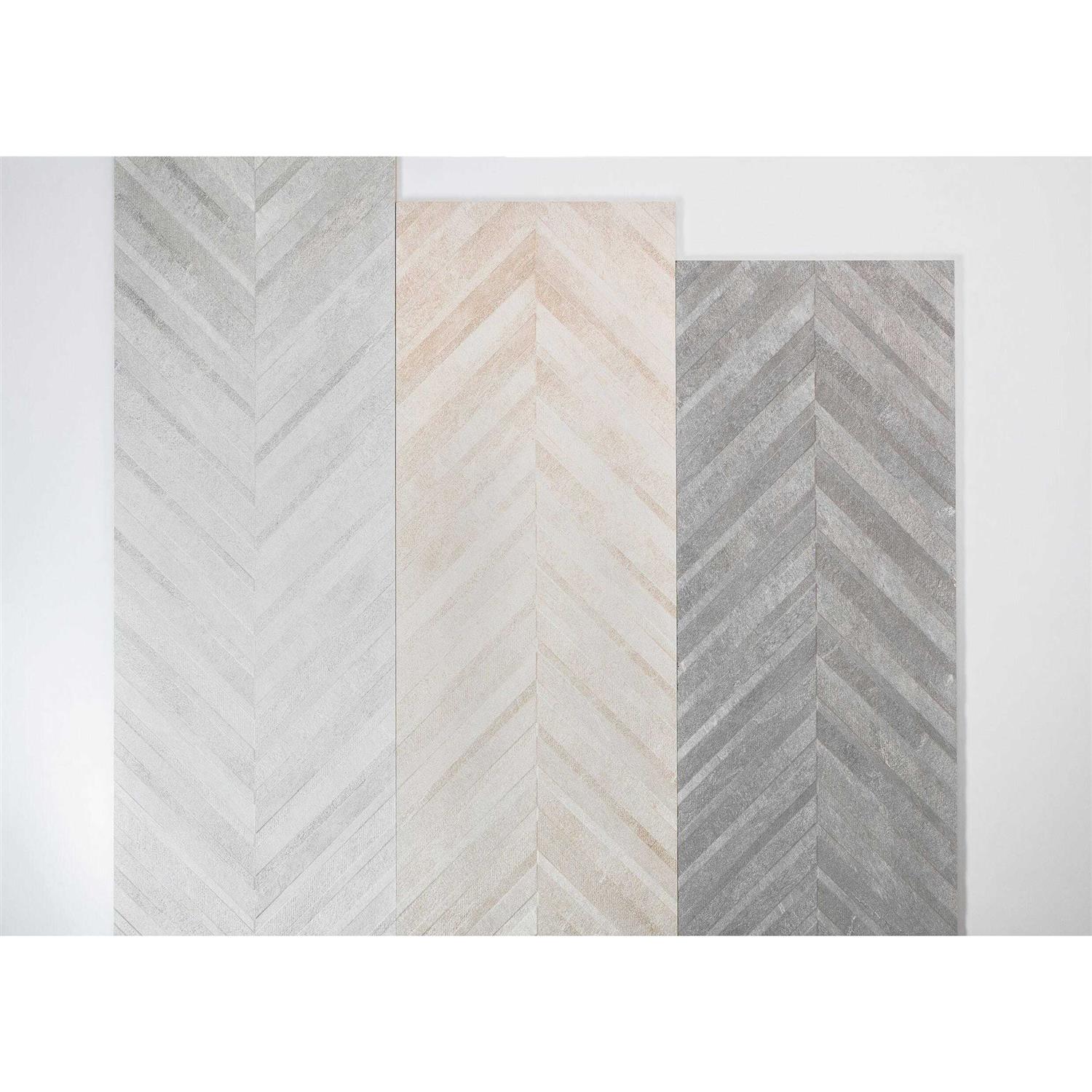 Bedrosians Textuality White Tile & Stone - Cheap Fitting