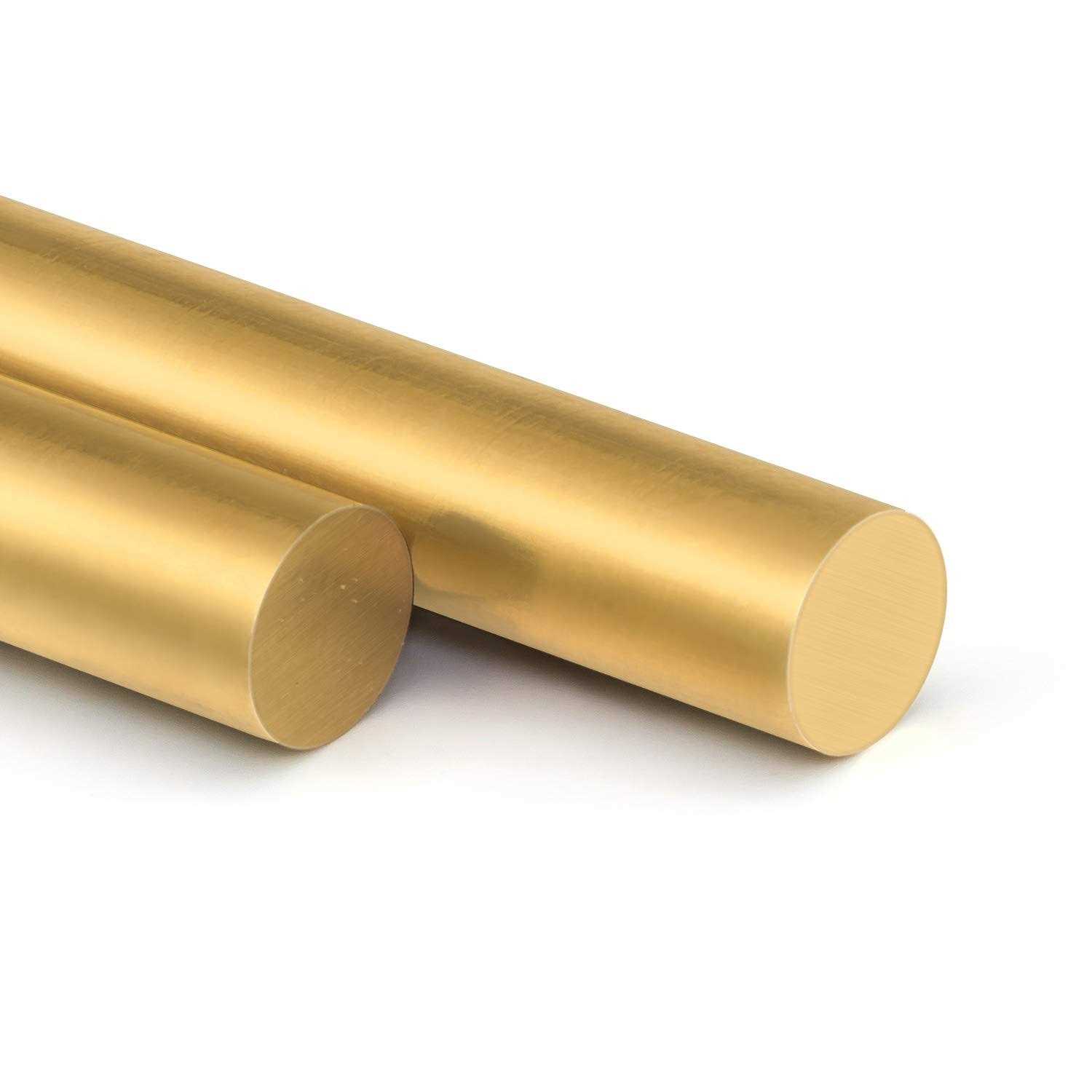 Sutemribor Brass Solid Round Rod Lathe Bar Stock Diameter - Cheap Fitting