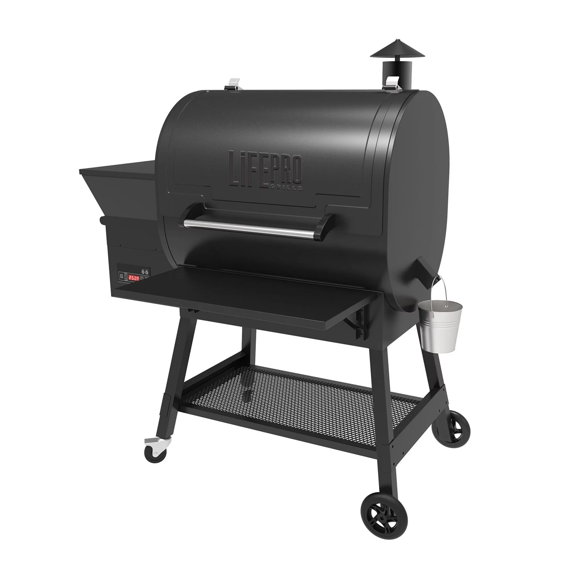 LifePro SCSP1500LP 1500 Square Inch Barrel Precision Wood Pellet Smoker Grill with Digital Control - Cheap Fitting