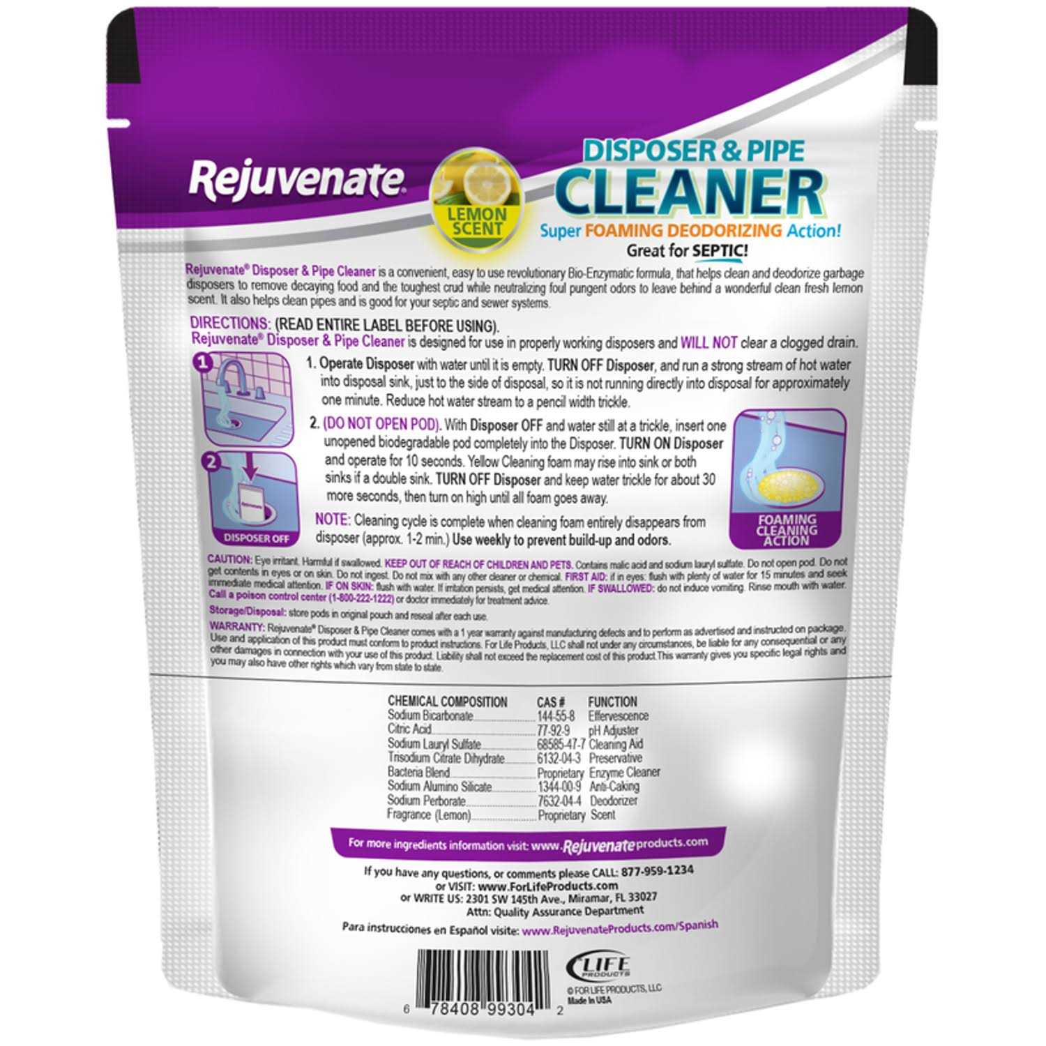 Rejuvenate Disposer & Pipe Cleaner - Cheap Fitting