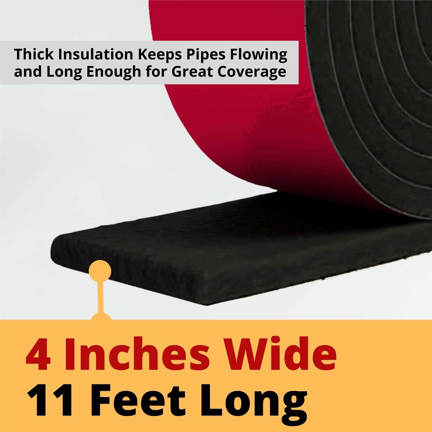 Redford Supply Co. Pipe Insulation Tape Weather Resistant Water Pipe Wrap Tape - Cheap Fitting